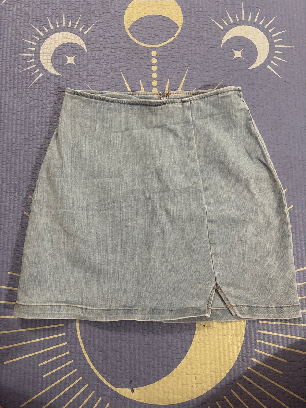 Wild Fable Light Wash Denim Mini Skirt